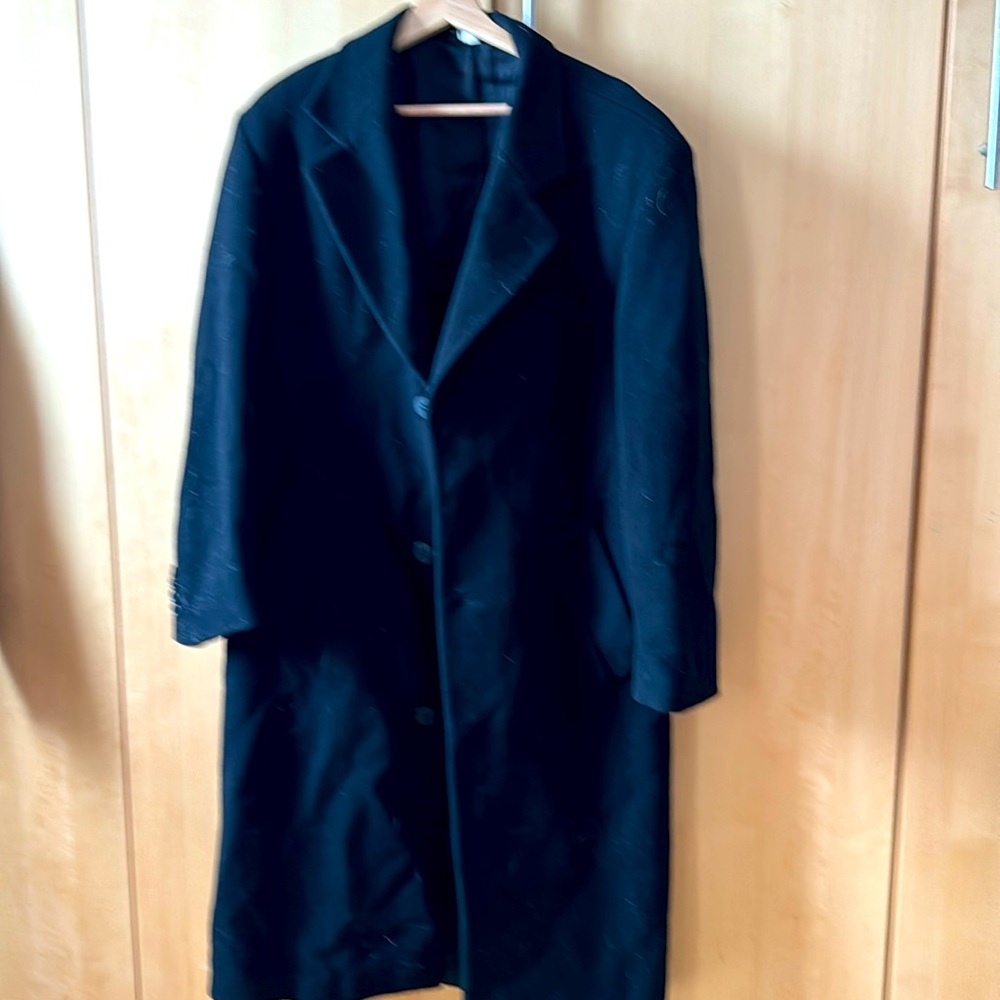 Cashmere woolen coat
